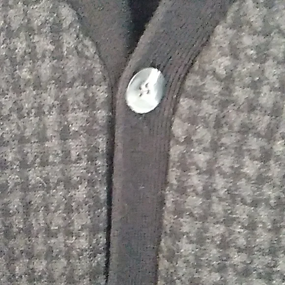 Geoffrey Beene men's black & grey cashmere blend vest size XLARGE